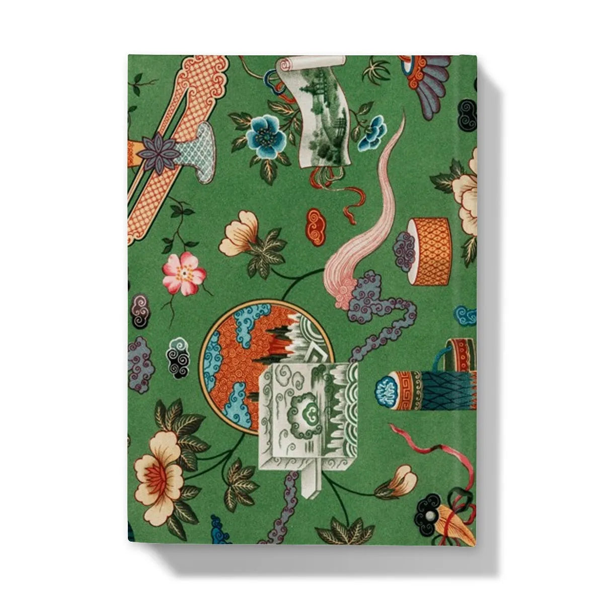 This Chinese Pattern By Auguste Racinet Hardback Journal - Notebooks & Notepads - Aesthetic Art