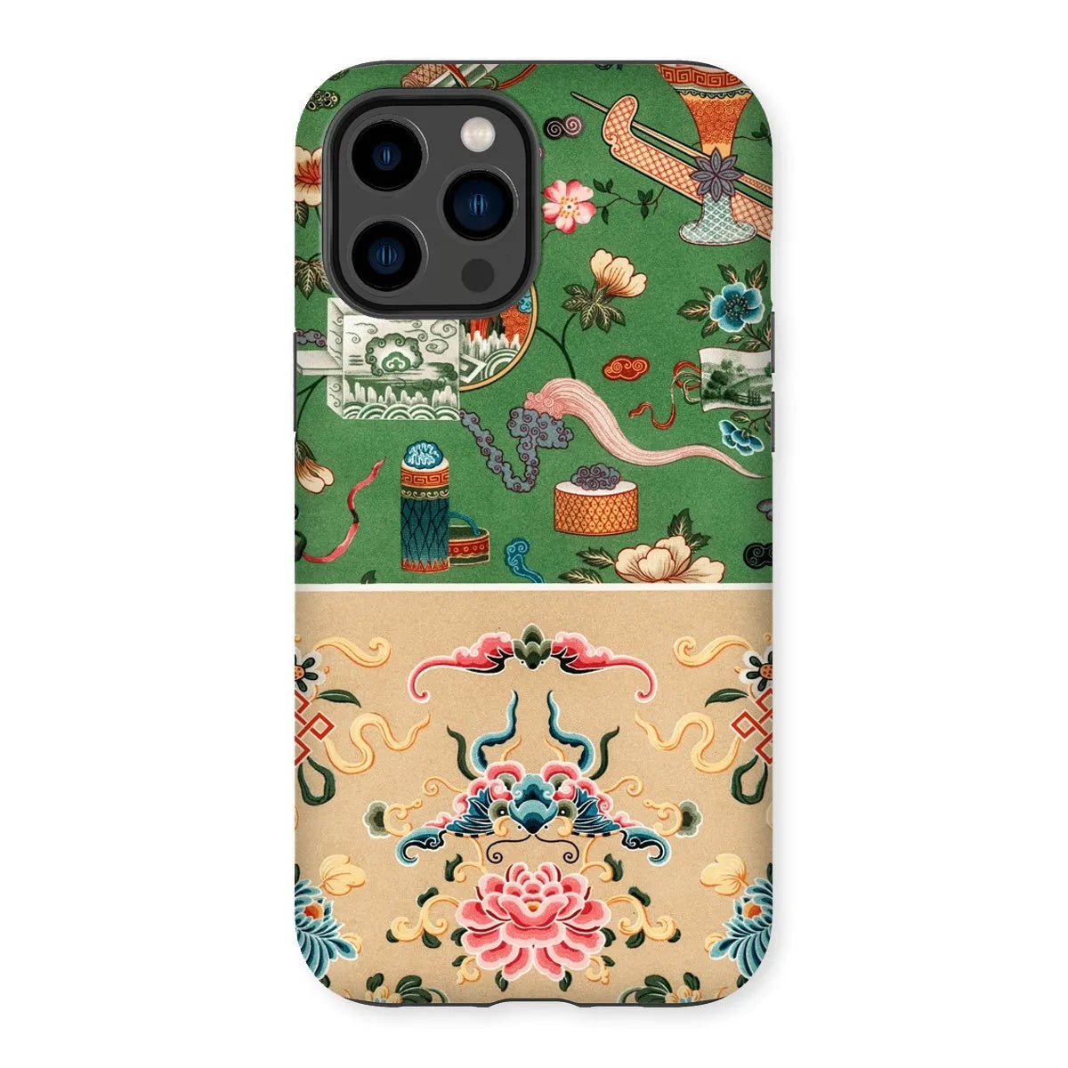 This Chinese Pattern By Auguste Racinet Tough Phone Case - Iphone 14 Pro Max / Matte - Mobile Phone Cases - Aesthetic