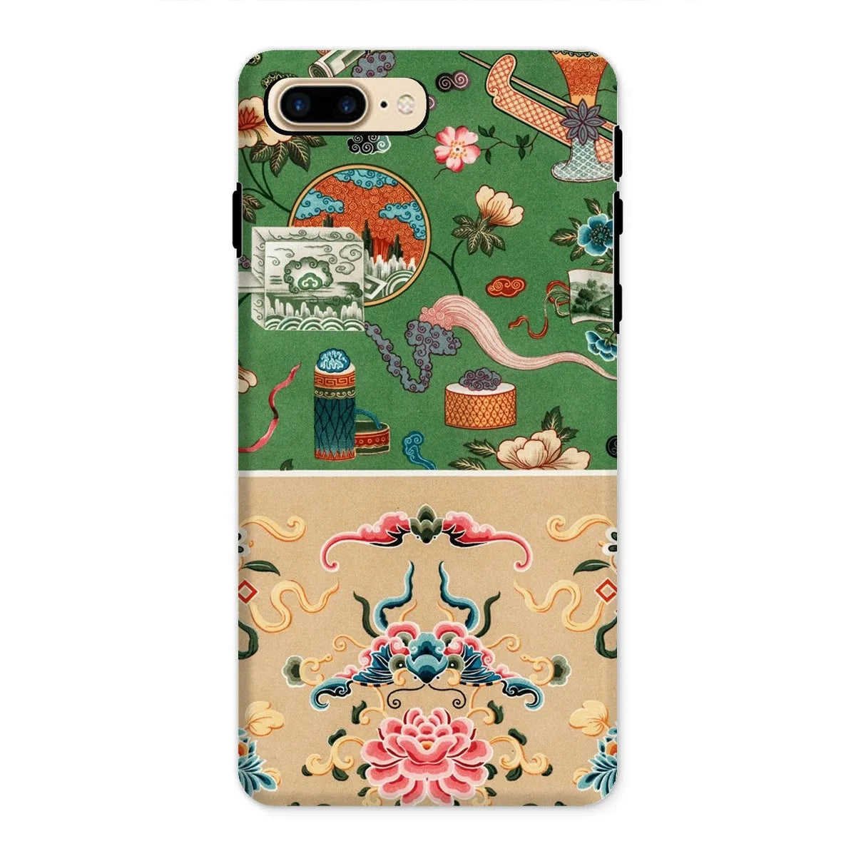 This Chinese Pattern By Auguste Racinet Tough Phone Case - Iphone 8 Plus / Matte - Mobile Phone Cases - Aesthetic Art