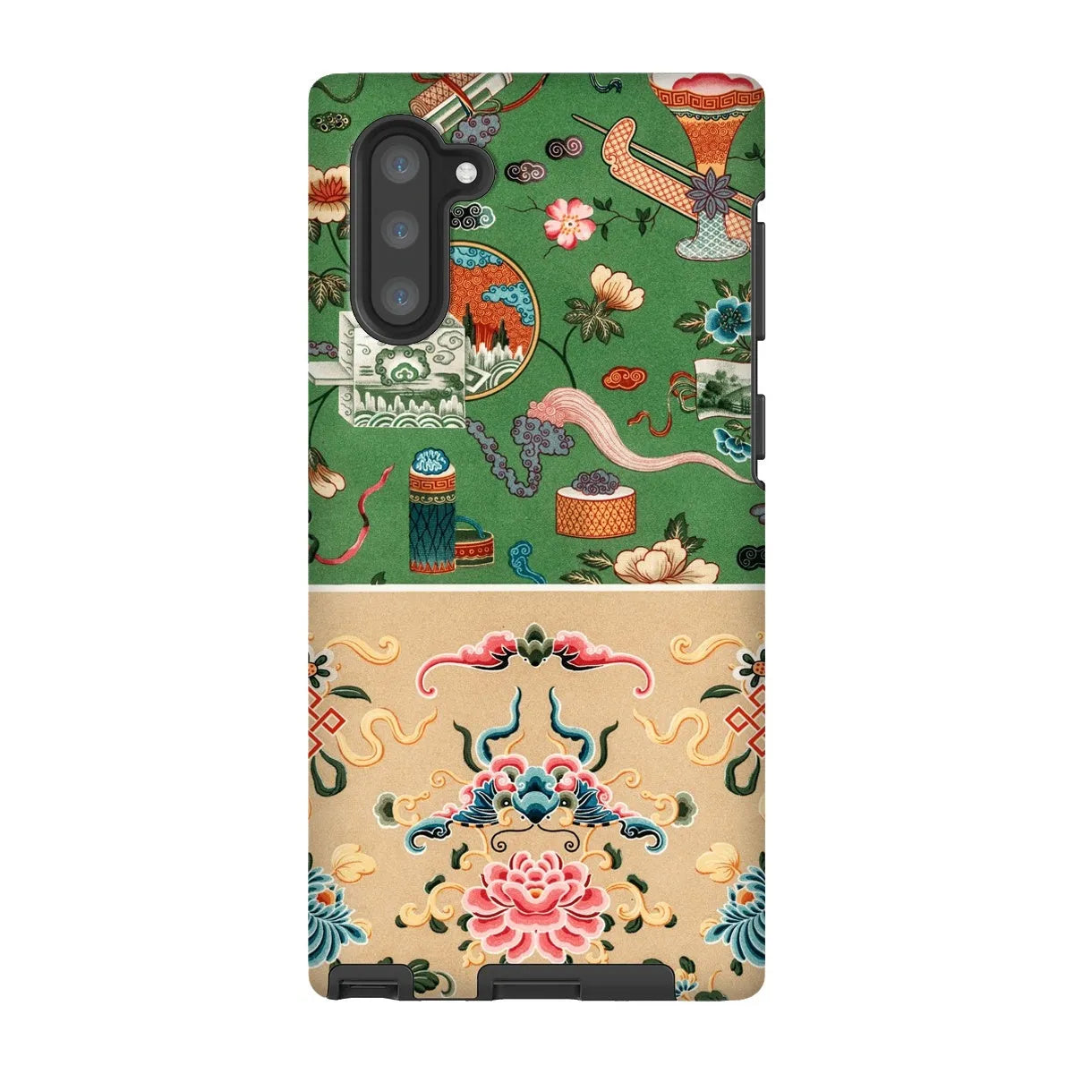 This Chinese Pattern By Auguste Racinet Tough Phone Case - Samsung Galaxy Note 10 / Matte - Mobile Phone Cases