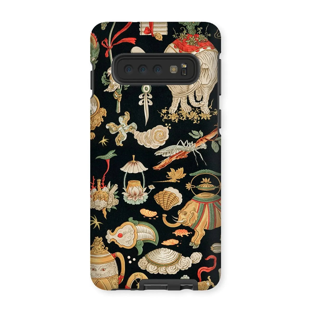 That Chinese Pattern By Auguste Racinet Tough Phone Case - Samsung Galaxy S10 / Matte - Mobile Phone Cases - Aesthetic