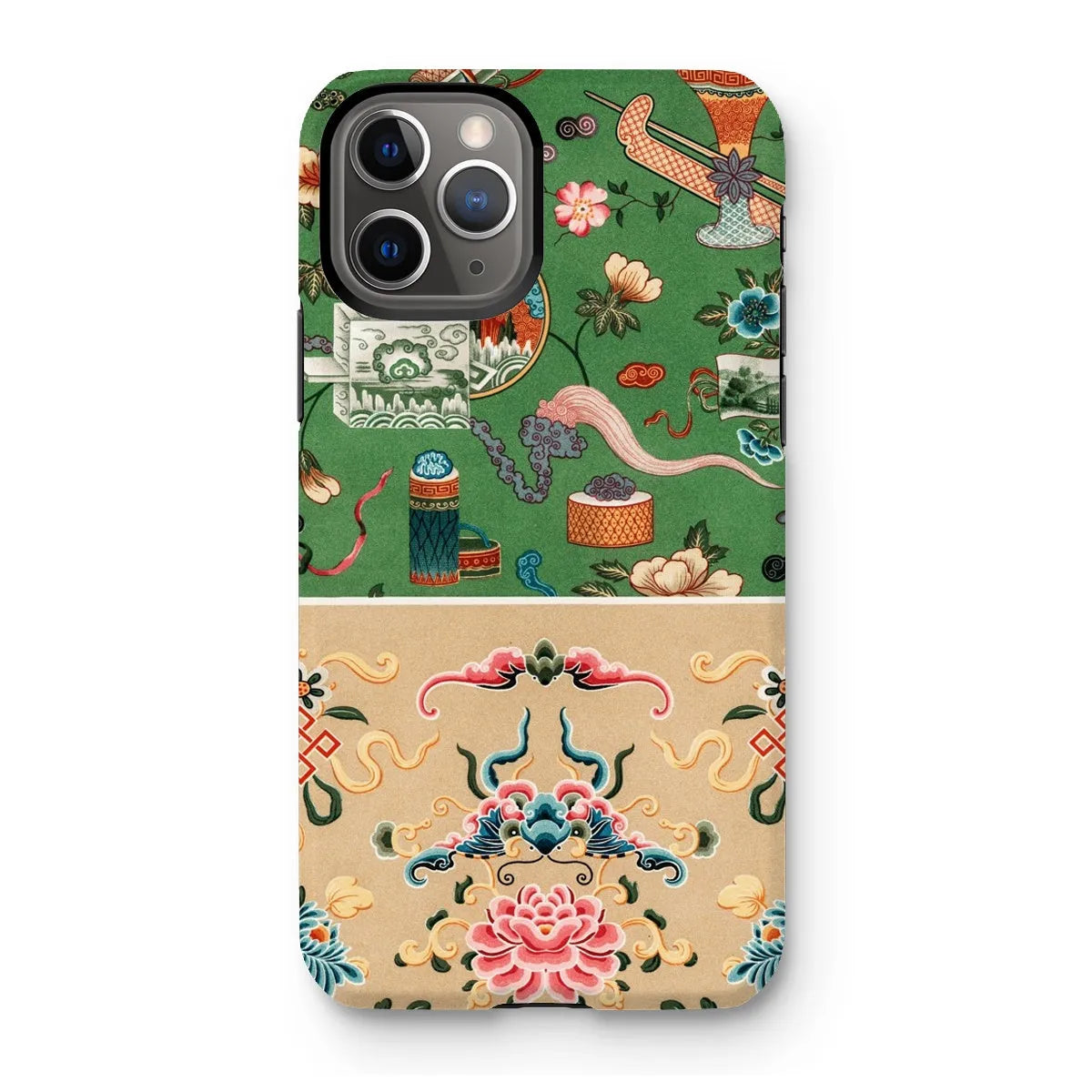 This Chinese Pattern By Auguste Racinet Tough Phone Case - Iphone 11 Pro / Matte - Mobile Phone Cases - Aesthetic Art