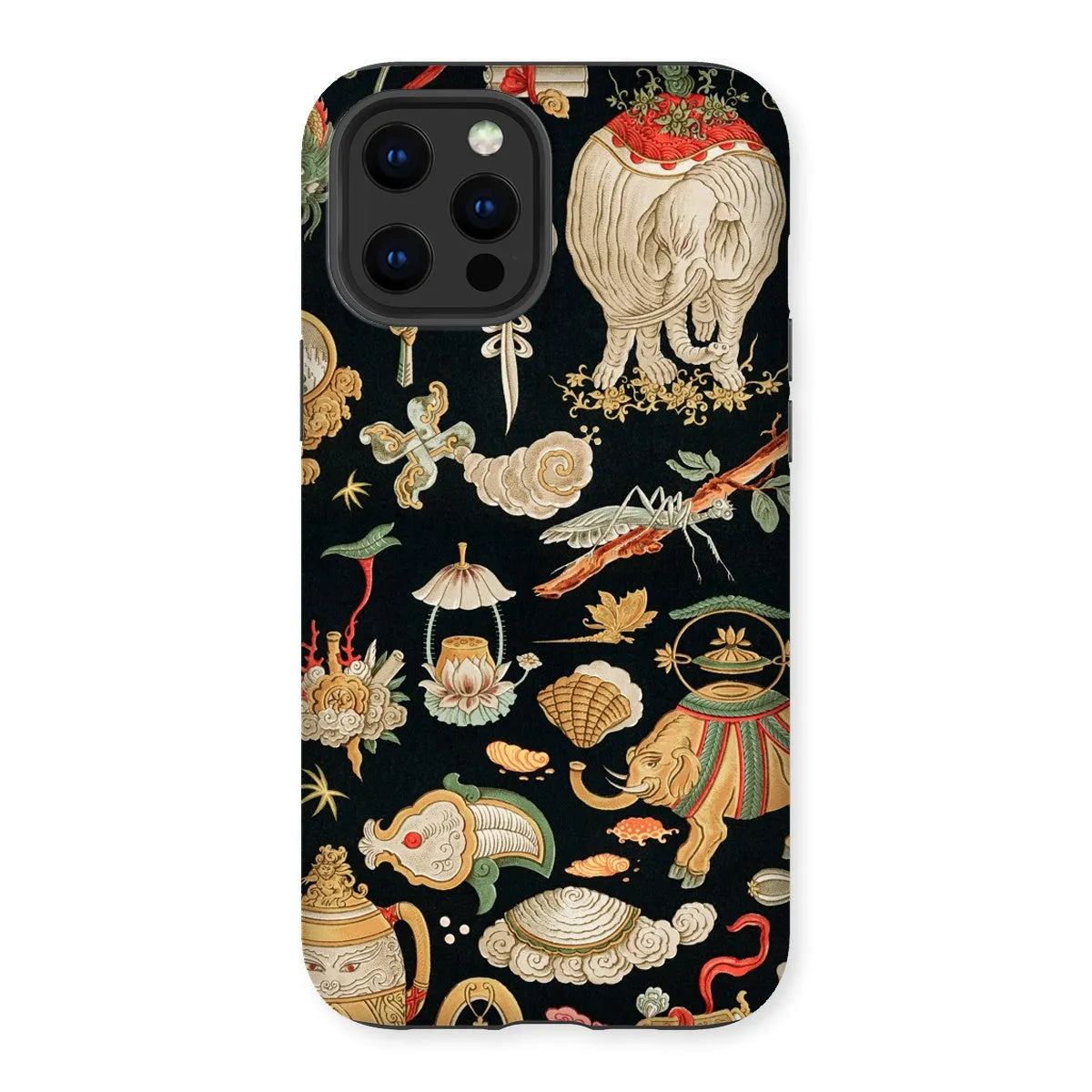 That Chinese Pattern By Auguste Racinet Tough Phone Case - Iphone 12 Pro Max / Matte - Mobile Phone Cases - Aesthetic