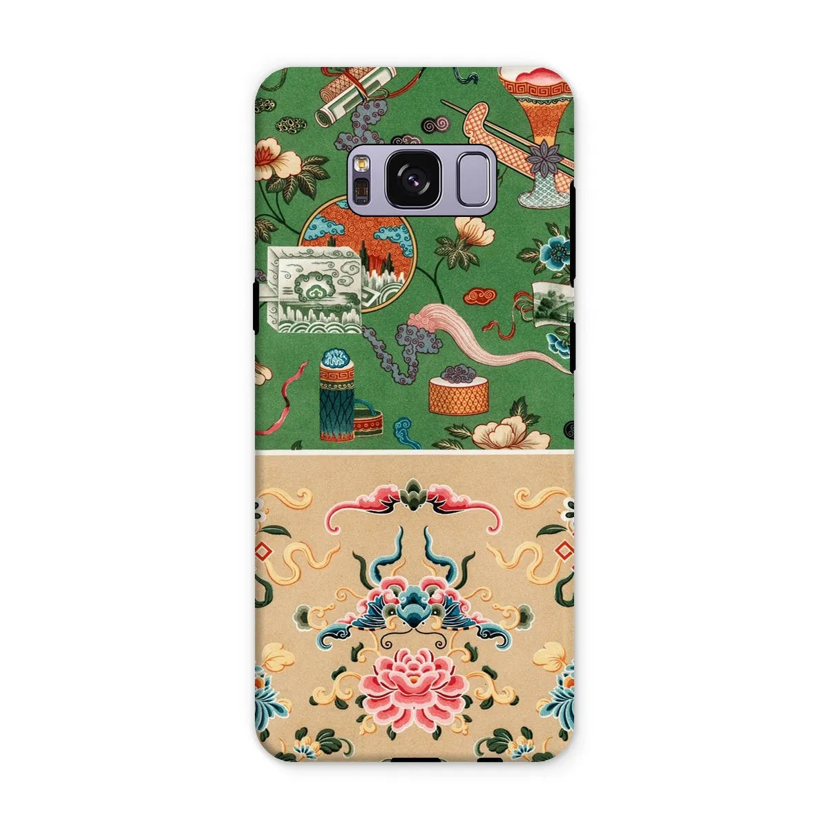 This Chinese Pattern By Auguste Racinet Tough Phone Case - Samsung Galaxy S8 Plus / Matte - Mobile Phone Cases