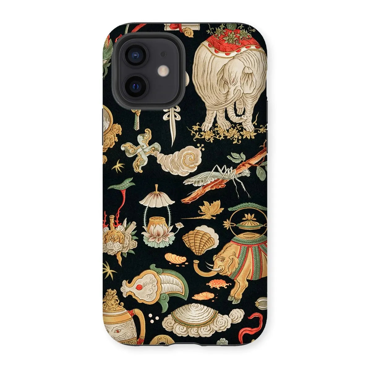 That Chinese Pattern By Auguste Racinet Tough Phone Case - Iphone 12 / Matte - Mobile Phone Cases - Aesthetic Art