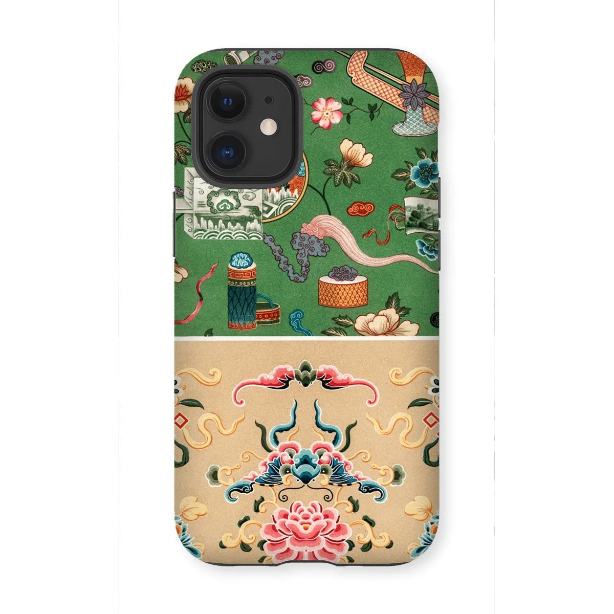 This Chinese Pattern By Auguste Racinet Tough Phone Case - Iphone 12 Mini / Matte - Mobile Phone Cases - Aesthetic Art