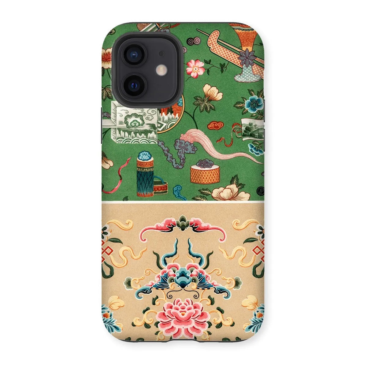 This Chinese Pattern By Auguste Racinet Tough Phone Case - Iphone 12 / Matte - Mobile Phone Cases - Aesthetic Art