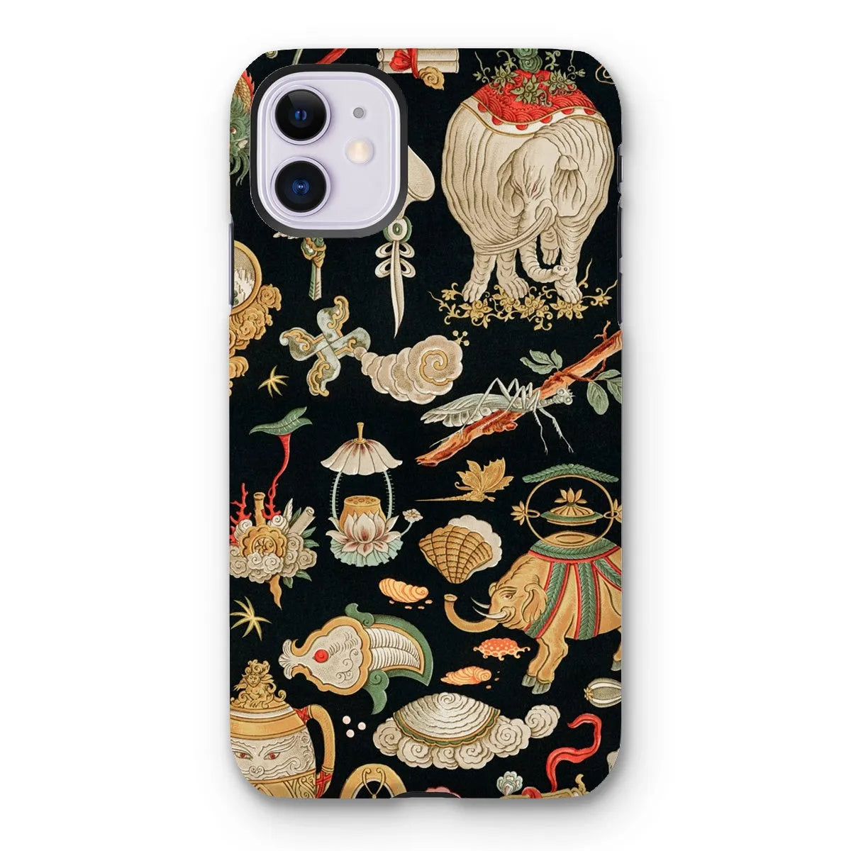 That Chinese Pattern By Auguste Racinet Tough Phone Case - Iphone 11 / Matte - Mobile Phone Cases - Aesthetic Art