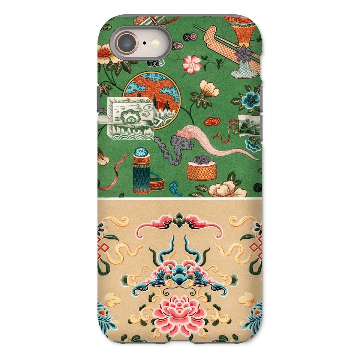 This Chinese Pattern By Auguste Racinet Tough Phone Case - Iphone 8 / Matte - Mobile Phone Cases - Aesthetic Art