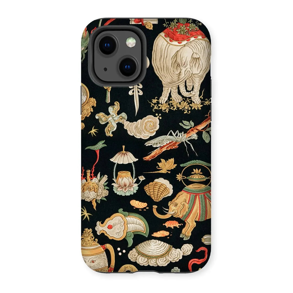 That Chinese Pattern By Auguste Racinet Tough Phone Case - Iphone 13 / Matte - Mobile Phone Cases - Aesthetic Art