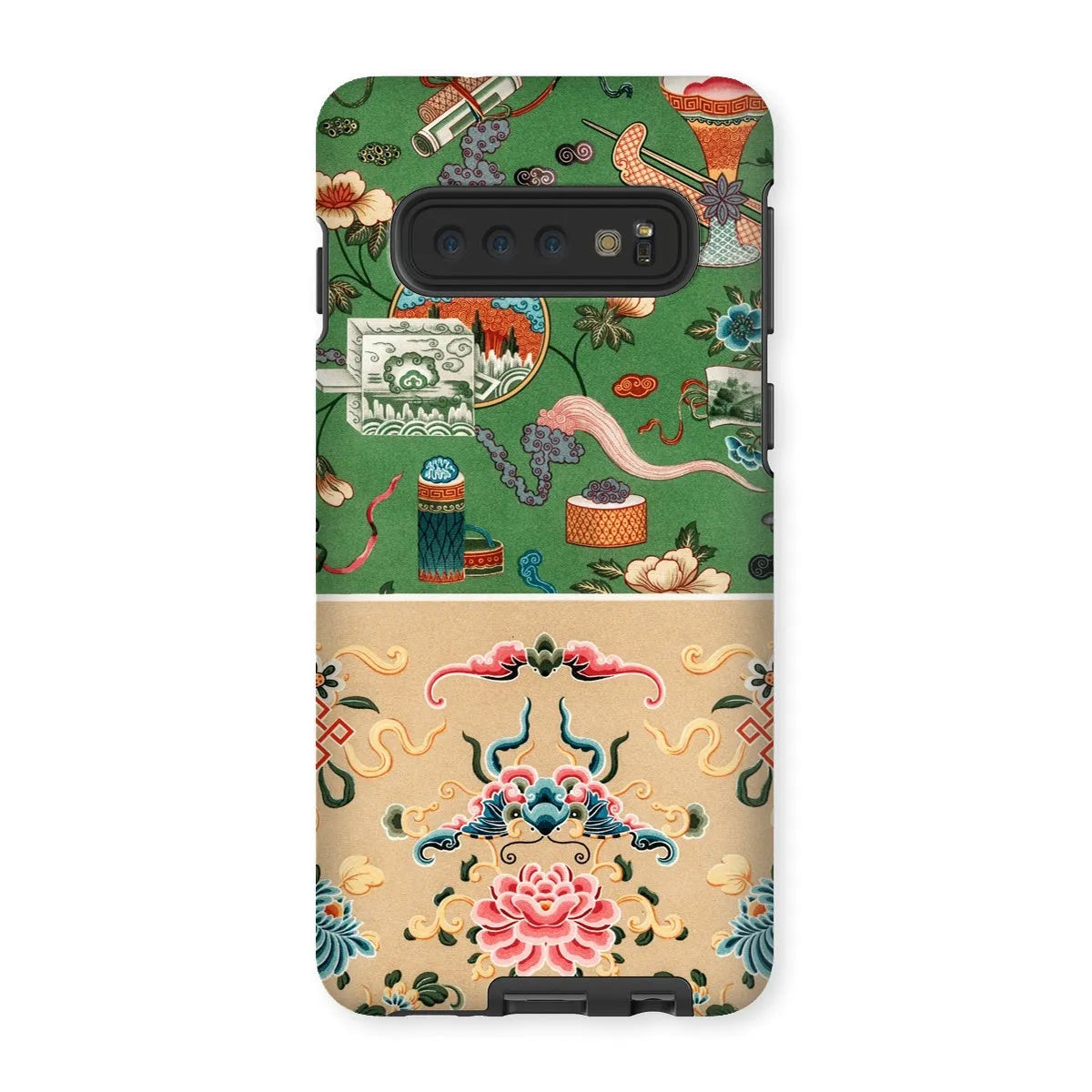 This Chinese Pattern By Auguste Racinet Tough Phone Case - Samsung Galaxy S10 / Matte - Mobile Phone Cases - Aesthetic
