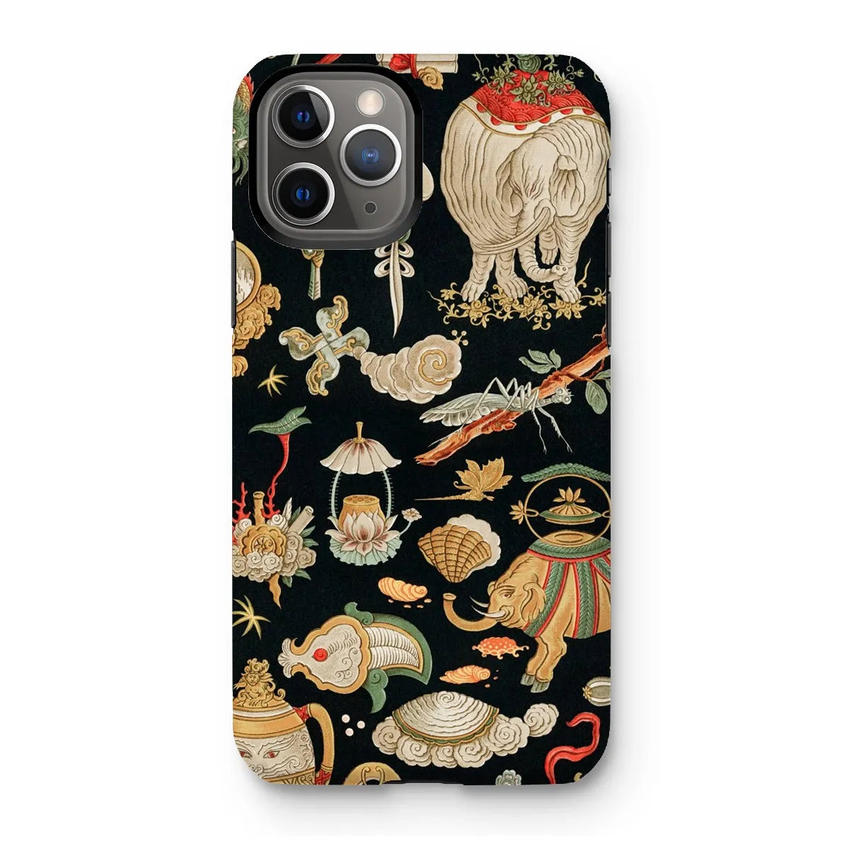 That Chinese Pattern By Auguste Racinet Tough Phone Case - Iphone 11 Pro / Matte - Mobile Phone Cases - Aesthetic Art