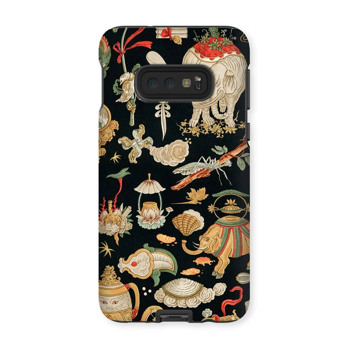 That Chinese Pattern By Auguste Racinet Tough Phone Case - Samsung Galaxy S10e / Matte - Mobile Phone Cases - Aesthetic