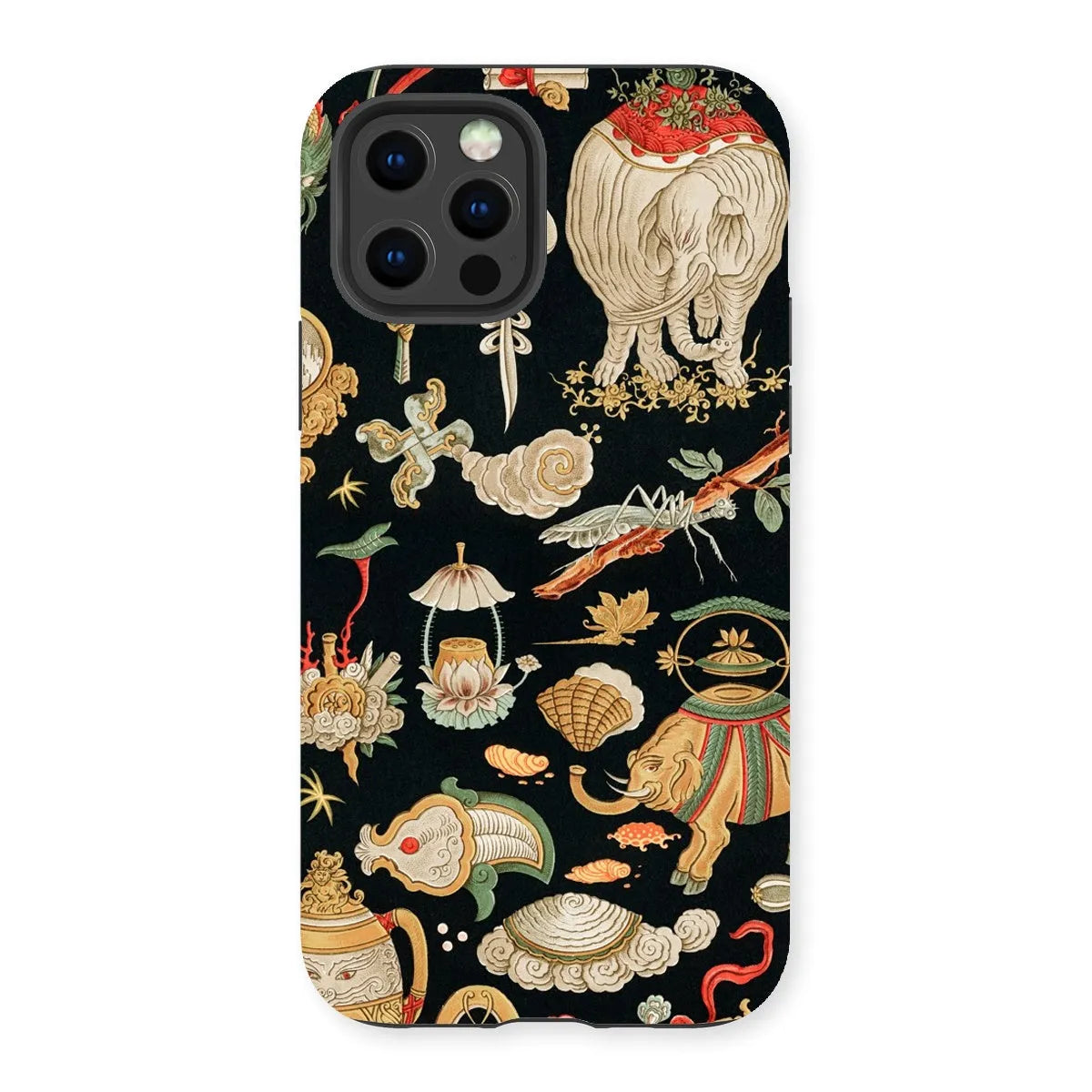 That Chinese Pattern By Auguste Racinet Tough Phone Case - Iphone 13 Pro / Matte - Mobile Phone Cases - Aesthetic Art
