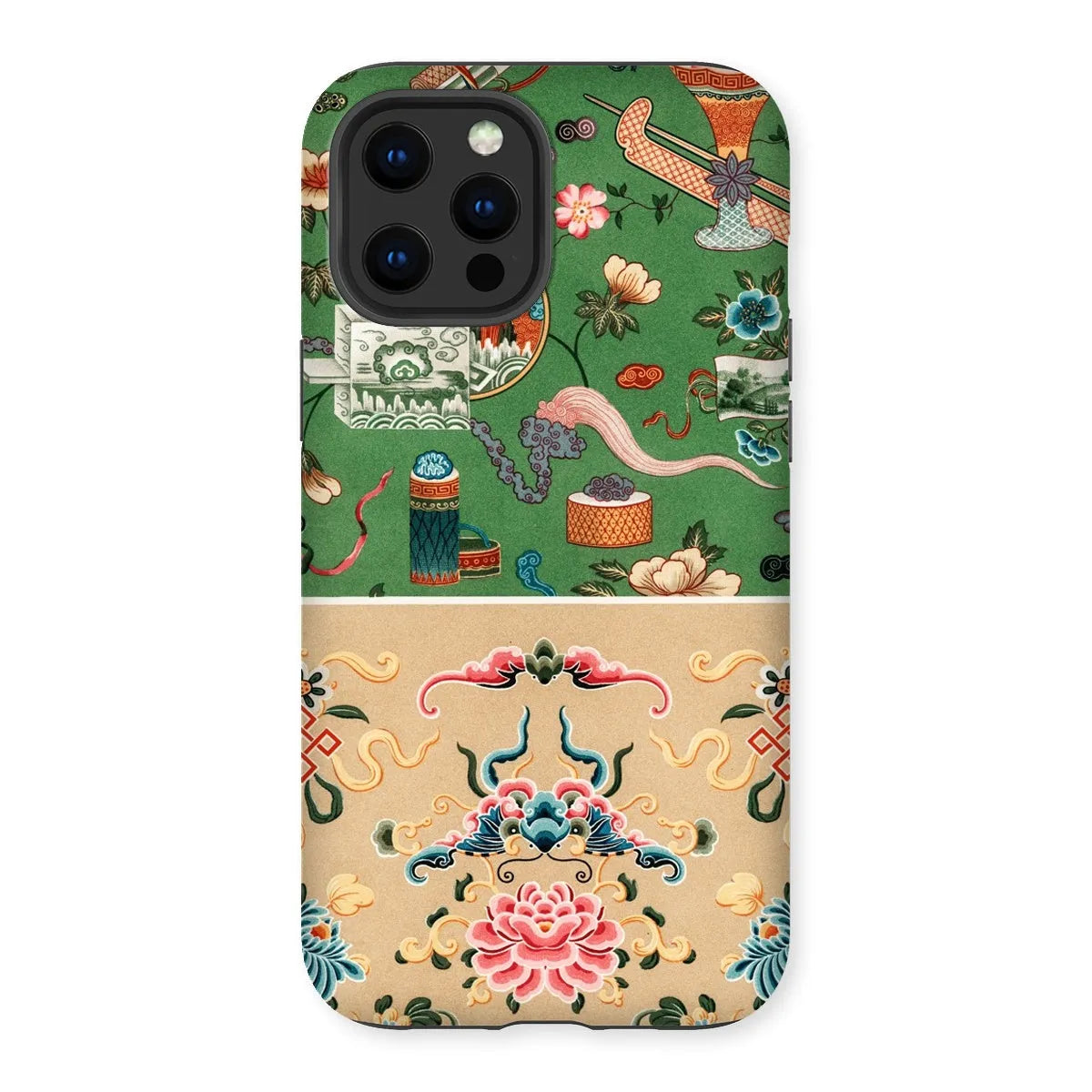 This Chinese Pattern By Auguste Racinet Tough Phone Case - Iphone 12 Pro Max / Matte - Mobile Phone Cases - Aesthetic