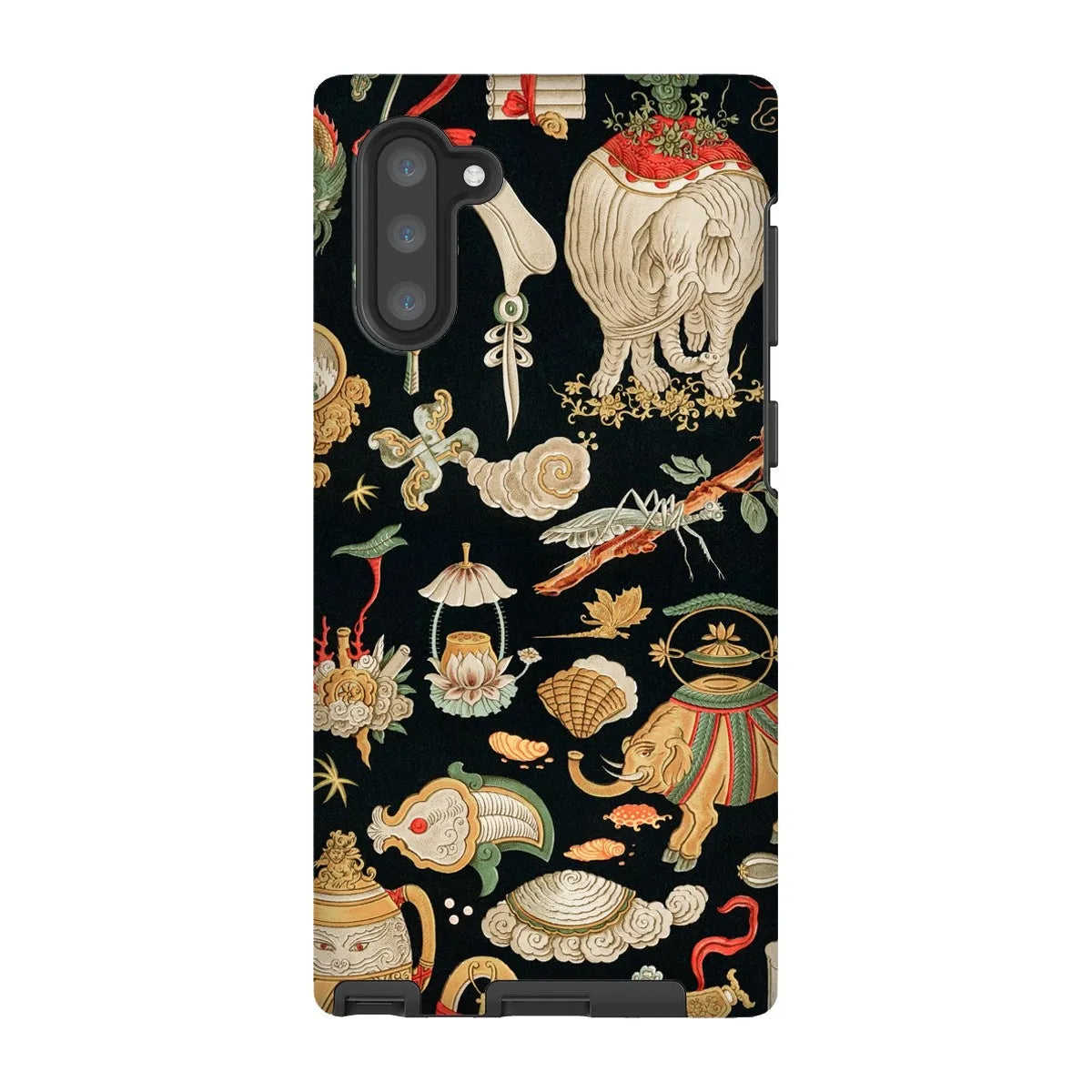 That Chinese Pattern By Auguste Racinet Tough Phone Case - Samsung Galaxy Note 10 / Matte - Mobile Phone Cases