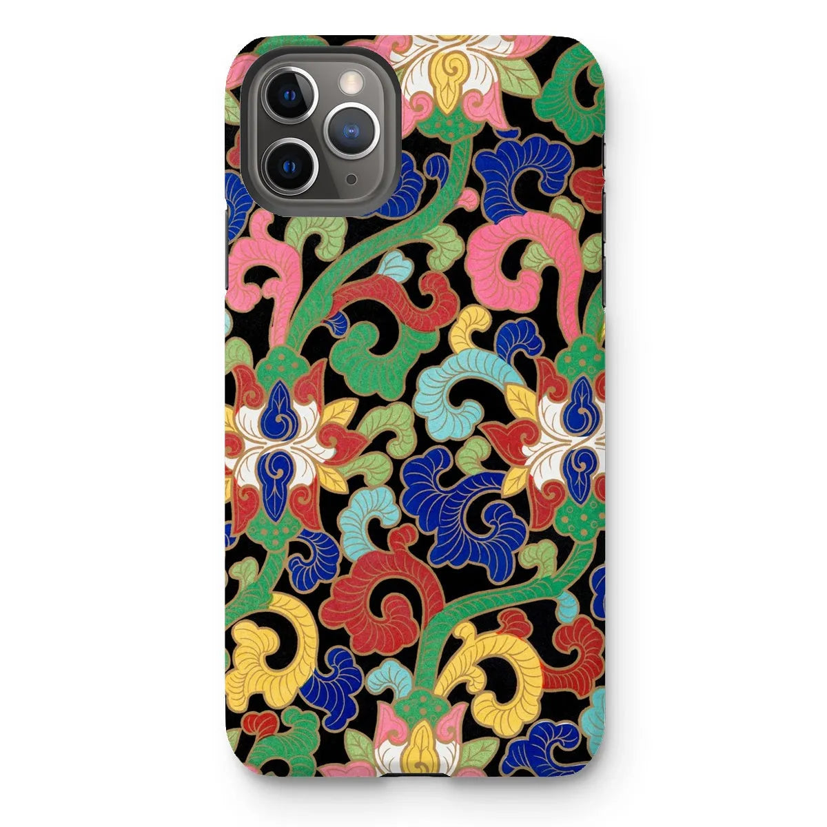 Chinese Rainbow Botanical Pattern Phone Case - Owen Jones - Iphone 11 Pro Max / Matte - Mobile Phone Cases - Aesthetic