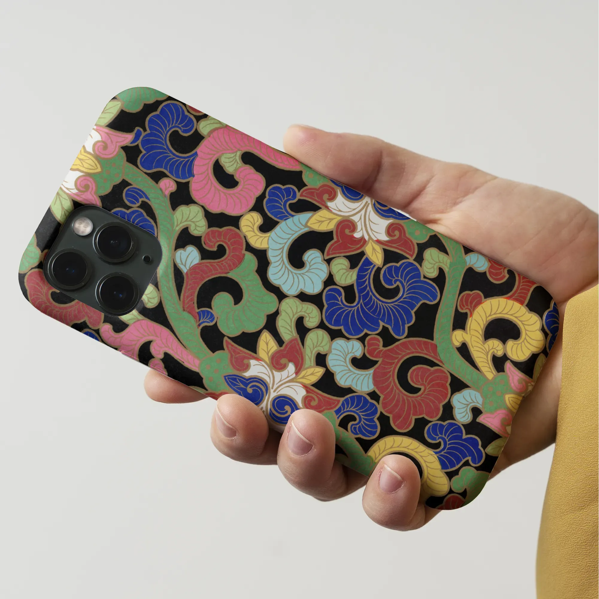 Chinese Rainbow Botanical Pattern Phone Case - Owen Jones - Mobile Phone Cases - Aesthetic Art