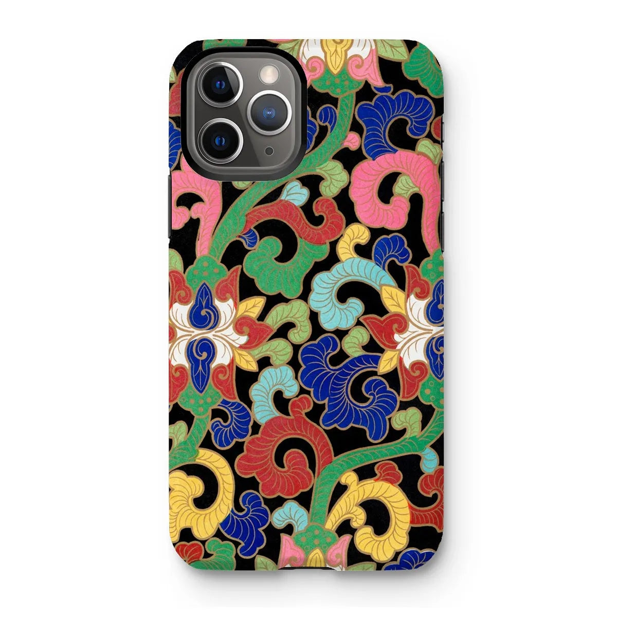 Chinese Rainbow Botanical Pattern Phone Case - Owen Jones - Iphone 11 Pro / Matte - Mobile Phone Cases - Aesthetic Art