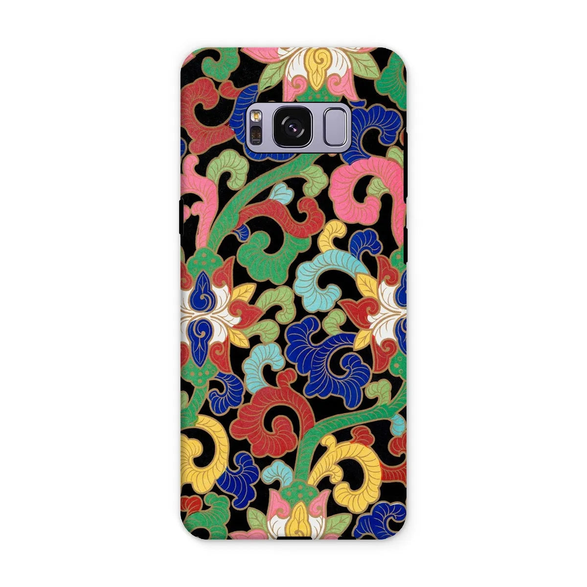 Chinese Rainbow Botanical Pattern Phone Case - Owen Jones - Samsung Galaxy S8 Plus / Matte - Mobile Phone Cases