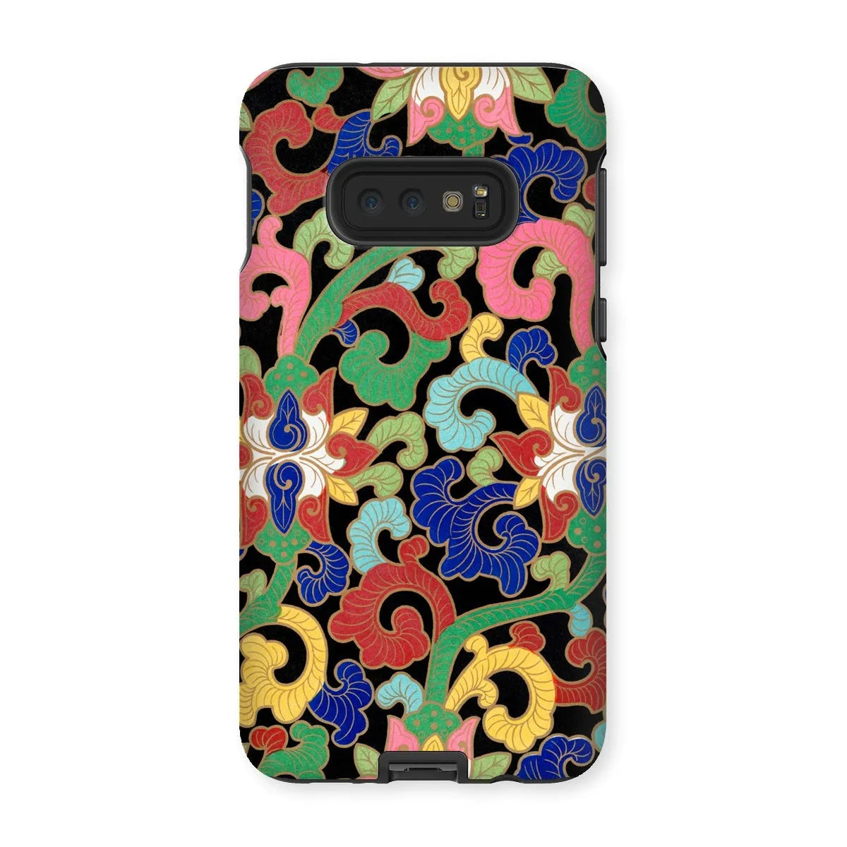 Chinese Rainbow Botanical Pattern Phone Case - Owen Jones - Samsung Galaxy S10e / Matte - Mobile Phone Cases