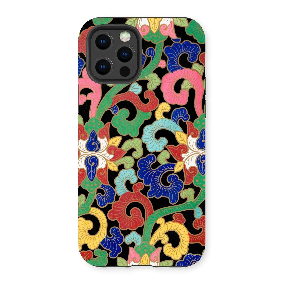Chinese Rainbow Botanical Pattern Phone Case - Owen Jones - Iphone 13 Pro / Matte - Mobile Phone Cases - Aesthetic Art