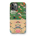 Chinoiserie Double Act - Auguste Racinet Iphone Case, 11 Pro / Matte, Decorative Iphone Case Colorful Asian-inspired Pattern Flowers Animals