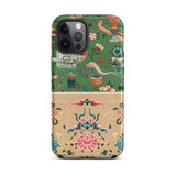Chinoiserie Double Act - Auguste Racinet Iphone Case, 12 Pro Max / Matte, Patterned Iphone Case