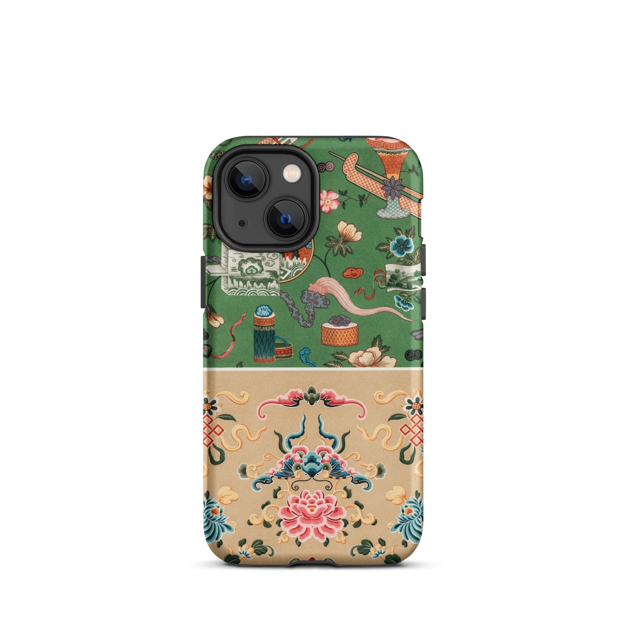 Chinoiserie Double Act Auguste Racinet Iphone Case, 13 Mini / Matte, Patterned Iphone Case
