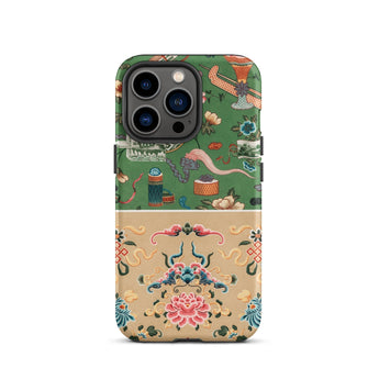 Chinoiserie Double Act - Auguste Racinet Iphone Case, 13 Pro / Matte, Patterned Iphone Case