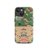 Chinoiserie Double Act - Auguste Racinet Iphone Case, 14 / Matte, Patterned Iphone Case