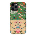 Chinoiserie Double Act - Auguste Racinet Iphone Case, 14 Pro Max / Matte, Decorative Phone Case Colorful Asian-inspired Pattern Flowers