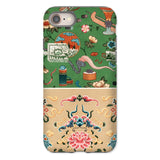 Chinoiserie Double Act - Auguste Racinet Iphone Case, 8 / Matte, Decorative Phone Case Intricate Asian-inspired Pattern Flowers Animals