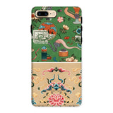 Chinoiserie Double Act - Auguste Racinet Iphone Case, 8 Plus / Matte, Decorative Phone Case Intricate Asian-inspired Patterns Motifs