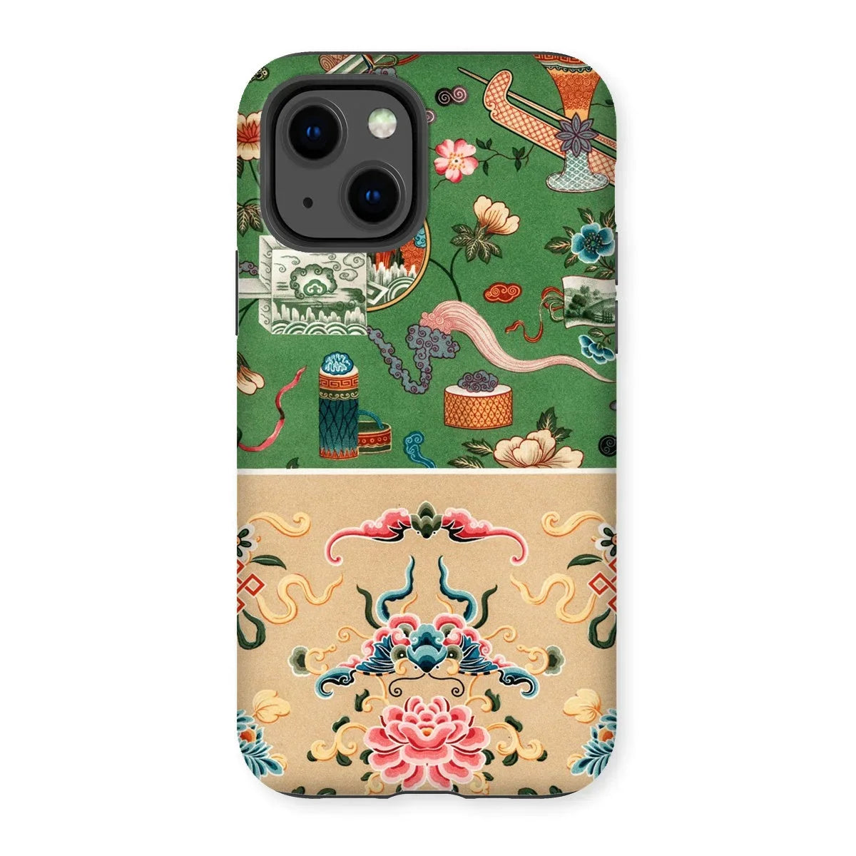 Chinoiserie Double Act - Auguste Racinet Iphone Case - 13 / Matte