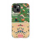 Chinoiserie Double Act - Auguste Racinet Iphone Case, 13 Mini / Matte, Kite-713270260, Decorative Phone Case Colorful