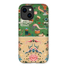 Chinoiserie Double Act - Auguste Racinet Iphone Case, 14 Plus / Matte, Kite-713270254, Decorative Phone Case Colorful