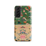 Chinoiserie Double Act - Auguste Racinet Phone Case, Samsung Galaxy S21 / Matte, Mobile Cases, Toby Leon