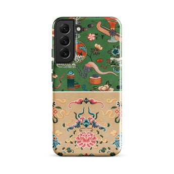 Chinoiserie Double Act - Auguste Racinet Phone Case, Samsung Galaxy S22 Plus / Matte, Mobile Cases, Toby Leon