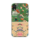 Chinoiserie Double Act - Auguste Racinet Iphone Case, Xr / Matte, Decorative Phone Case Colorful Asian-inspired Pattern Flowers Dragons