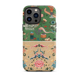 Chinoiserie Double Act - Auguste Racinet Phone Case Iphone 13 Pro Max / Matte Patterned Iphone Case Auguste Racinet Pattern, Chinoiserie
