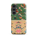 Chinoiserie Double Act - Auguste Racinet Samsung Case, Galaxy S24 Plus / Matte, Smartphone Case Two-part Design: Upper Half Features Dark