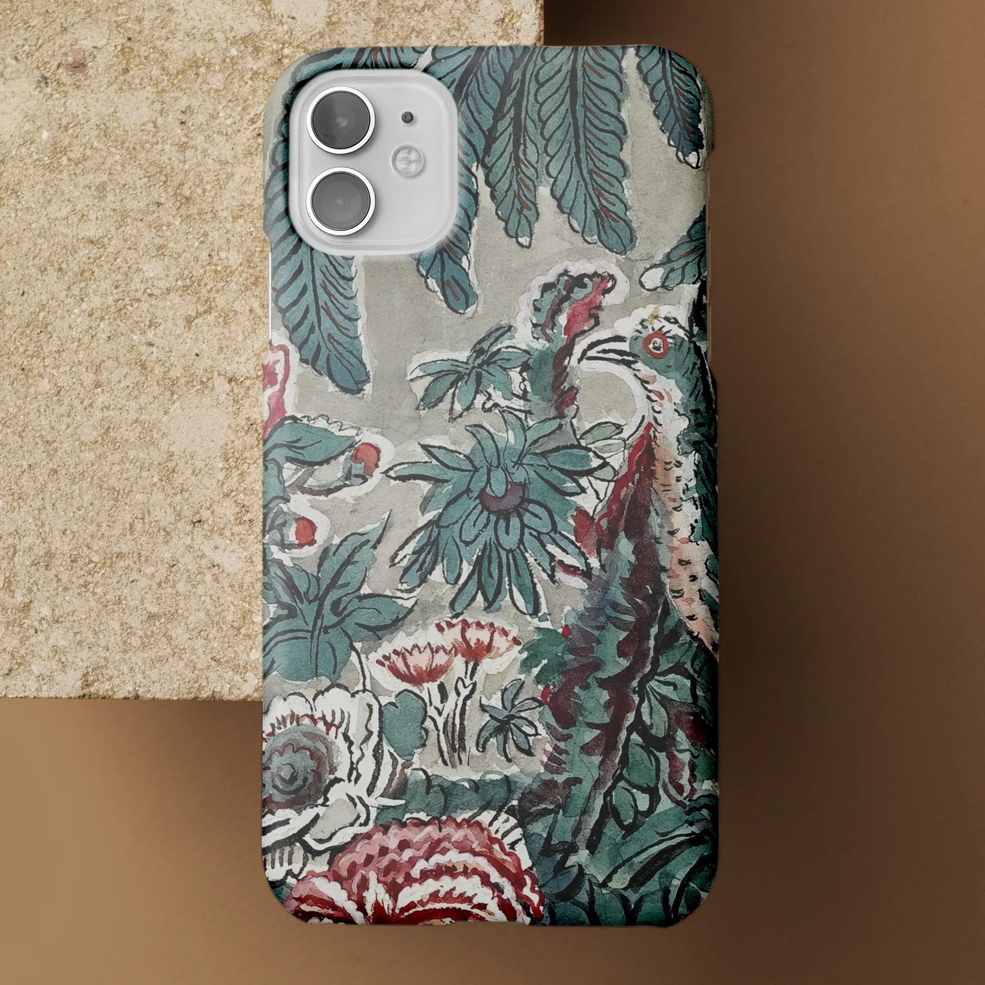 Chintz Aesthetic Jungle Art Phone Case - George Loughridge - Mobile Phone Cases - Aesthetic Art