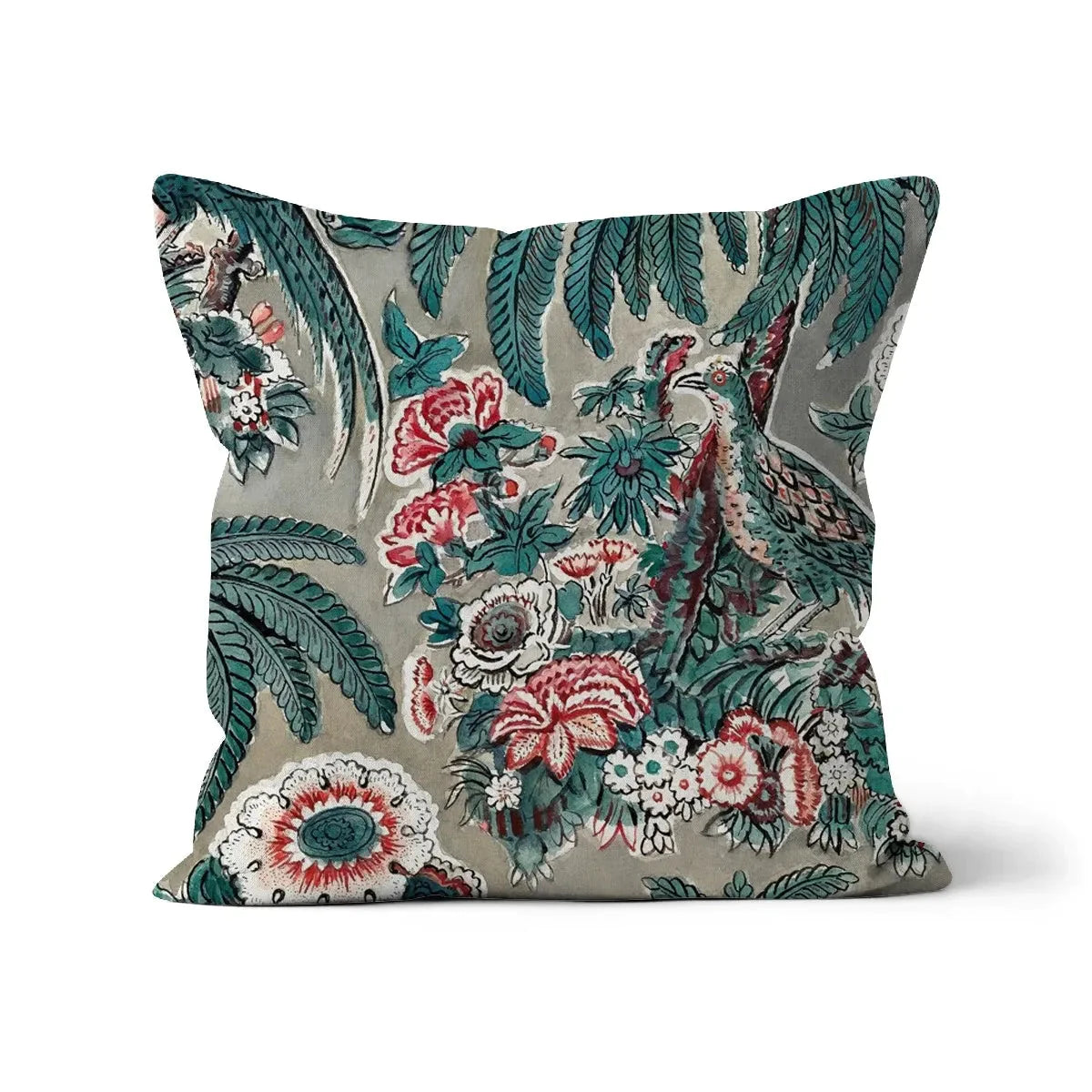 Chintz By George Loughridge Cushion - Linen / 16’x16’ - Throw Pillows - Aesthetic Art