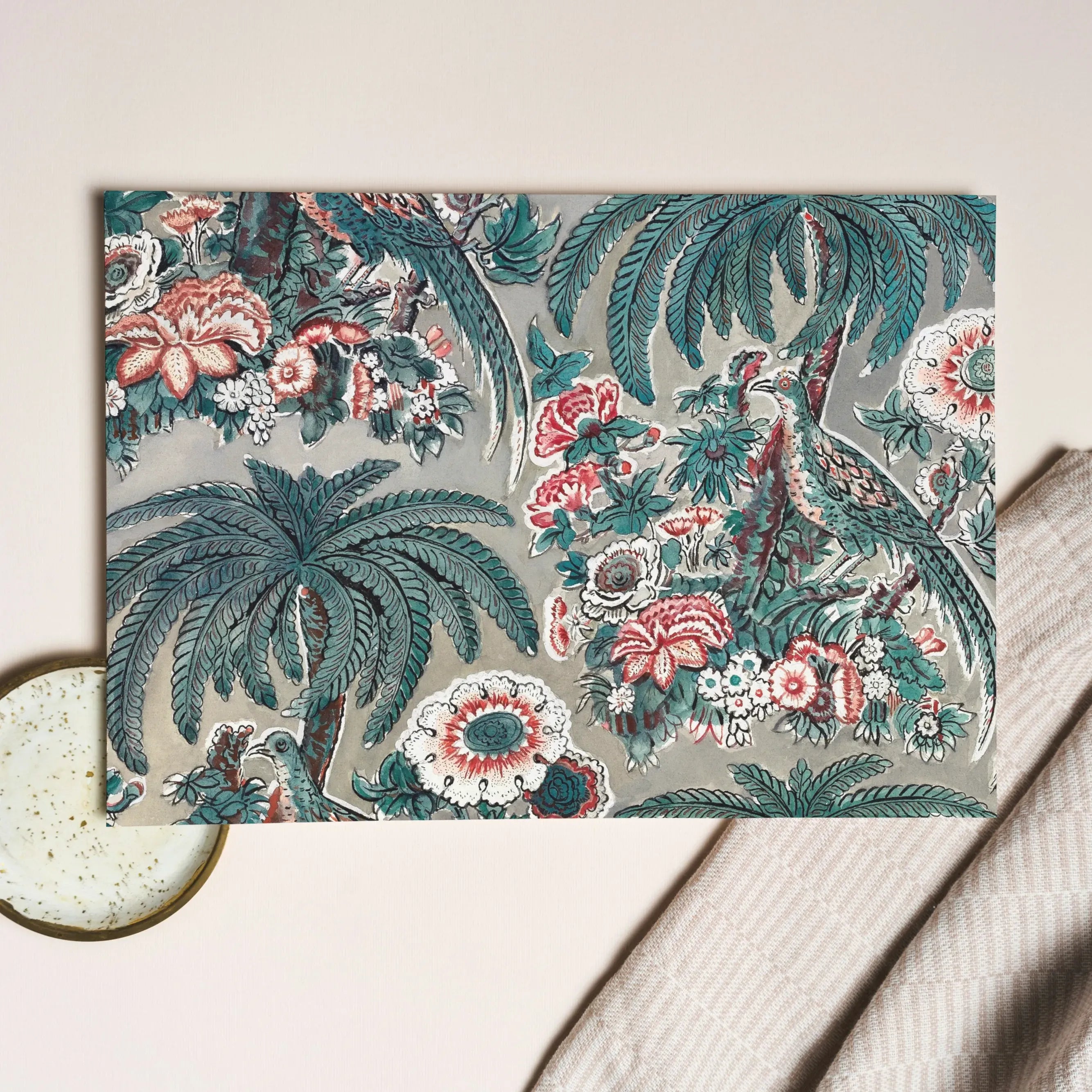 Chintz By George Loughridge Greeting Card - Greeting & Note Cards - Aesthetic Art