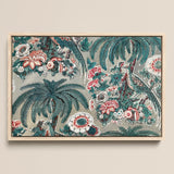 Chintz - George Loughridge Jungle Art Print / Canvas, 18x12’’ / 46x31cm / Natural Frame, Posters Prints & Visual Artwork, Toby Leon