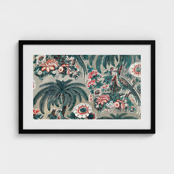 Chintz - George Loughridge Jungle Art Print / Canvas Framed Botanical Lush Tropical Foliage Vibrant Flowers Loughridge’s, Watercolor, Prints