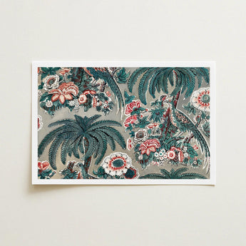 Chintz - George Loughridge Jungle Art Print / Canvas Framed Vibrant Tropical Design Lush Green Palm Loughridge’s, Watercolor, Prints