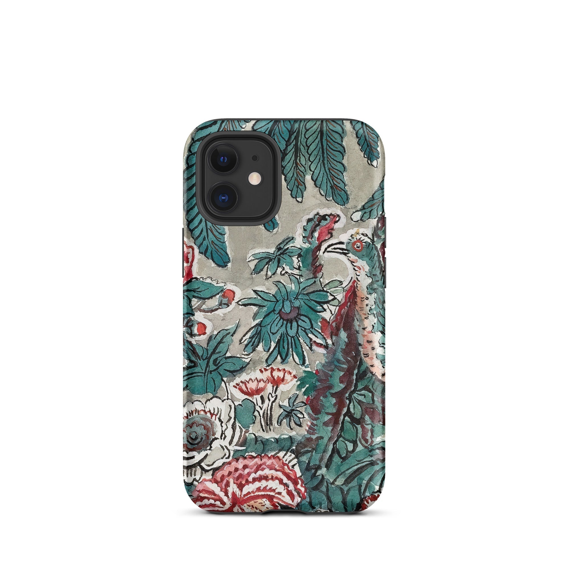 Chintz George Loughridge Jungle Iphone Case, 12 Mini / Matte, Floral Bird Patterned Phone Case