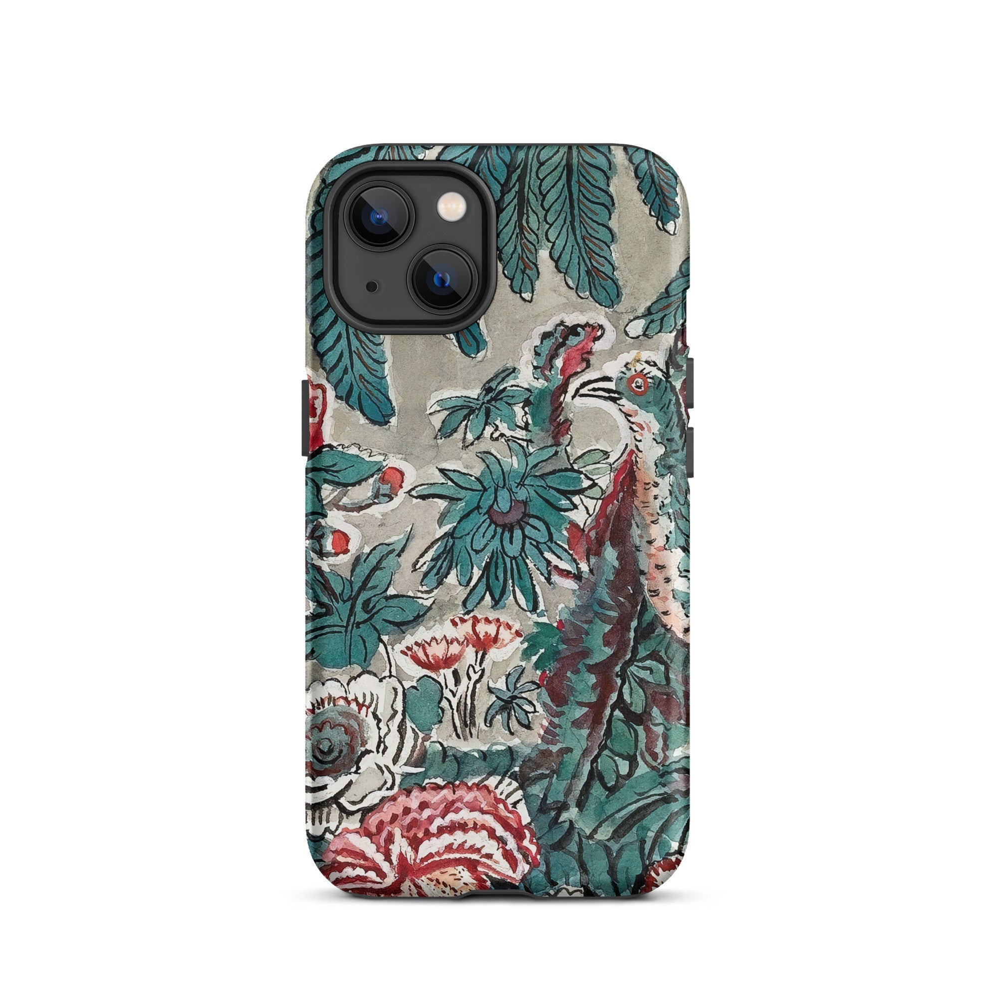 Chintz George Loughridge Jungle Iphone Case, 13 / Matte, Floral Avian Patterned Phone Case